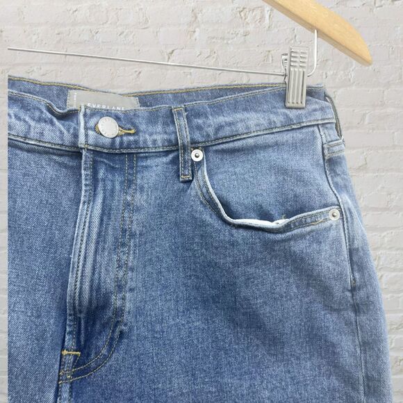 Everlane Original Cheeky Jean 29 Crop Organic Cotton High Rise Vintage Wash - Picture 9 of 15